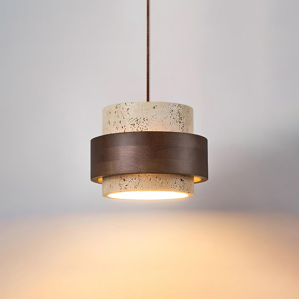Arvella | Travertine Pendant Light