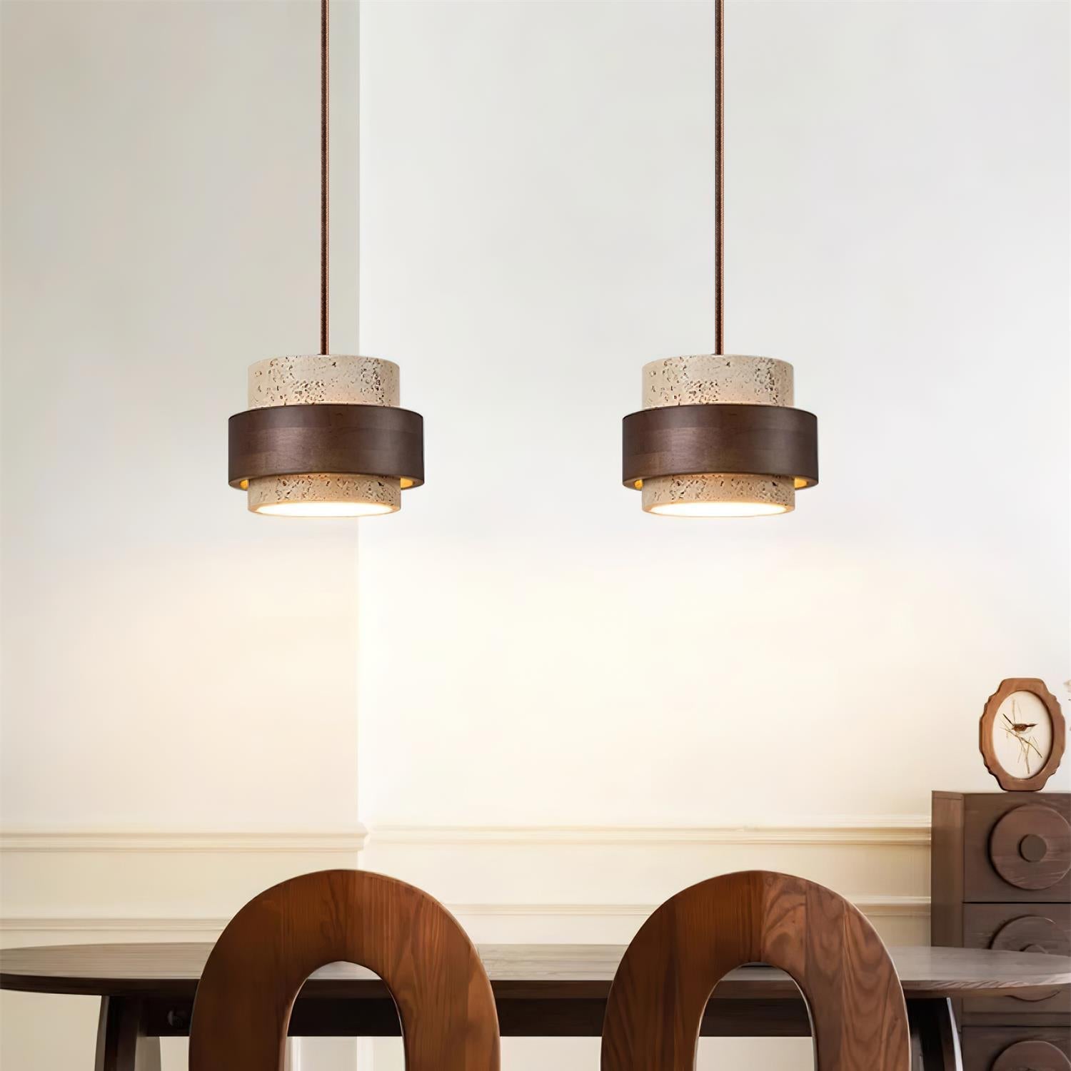 Arvella | Travertine Pendant Light