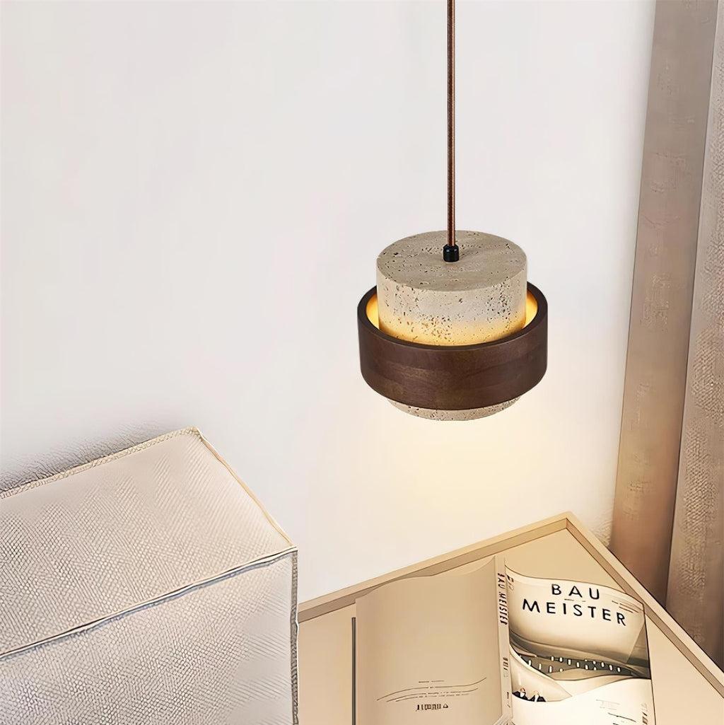 Arvella | Travertine Pendant Light