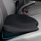 Premium Auto Seat Cushion with Integrated Lumbar Support Pad - Euroselle