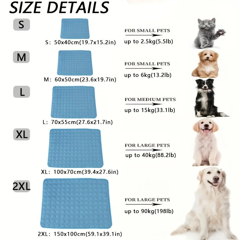 Extra Large Cooling Pet Bed for Dogs & Cats - Euroselle