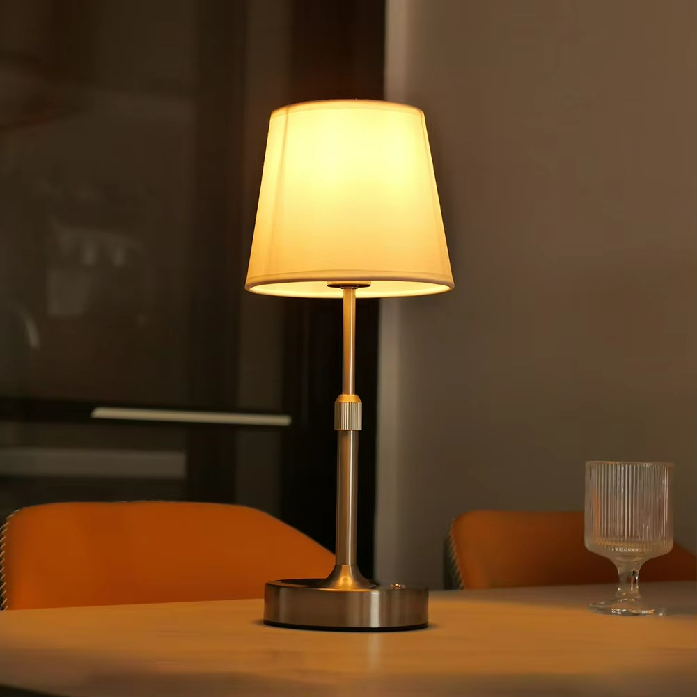 Cordless Table Lamp - Dimmable LED with Adjustable Height for Versatile Use | Euroselle
