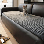Quilted microfiber sofa cover designed for ultimate furniture protection, pet resistance, and enhanced living room comfort - Euroselle