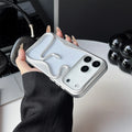 Cover per iPhone con motivo a rilievo serpentiforme 12–17 — Guscio rigido ammortizzante
