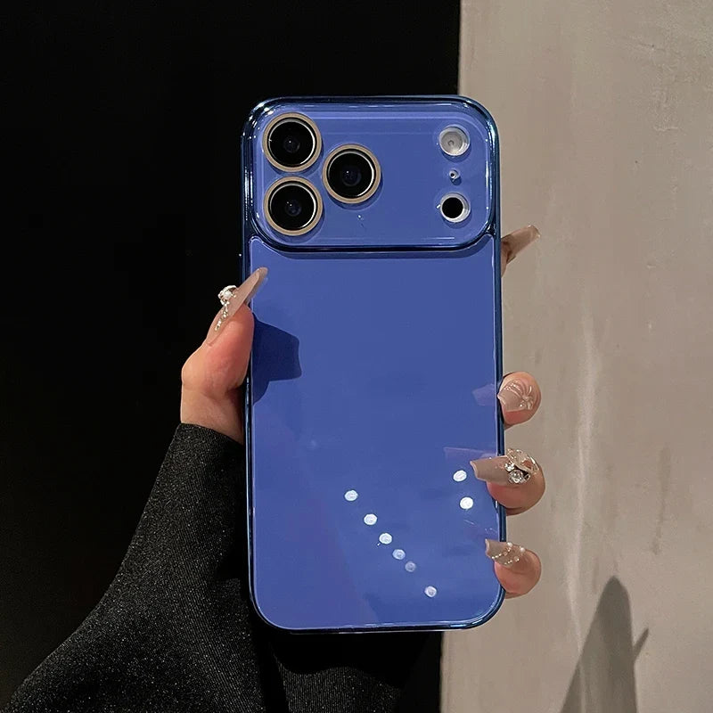 Pouzdro z tvrzeného skla pro iPhone 11–17 Pro Max — nárazuvzdorný štít objektivu