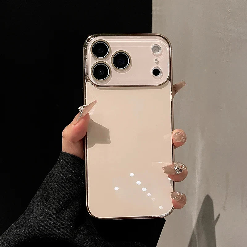 Pouzdro z tvrzeného skla pro iPhone 11–17 Pro Max — nárazuvzdorný štít objektivu