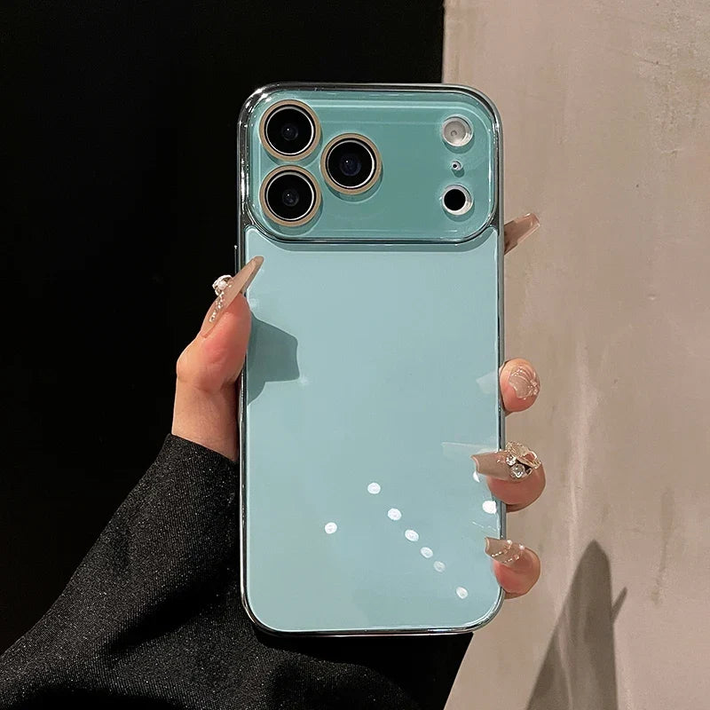 Pouzdro z tvrzeného skla pro iPhone 11–17 Pro Max — nárazuvzdorný štít objektivu