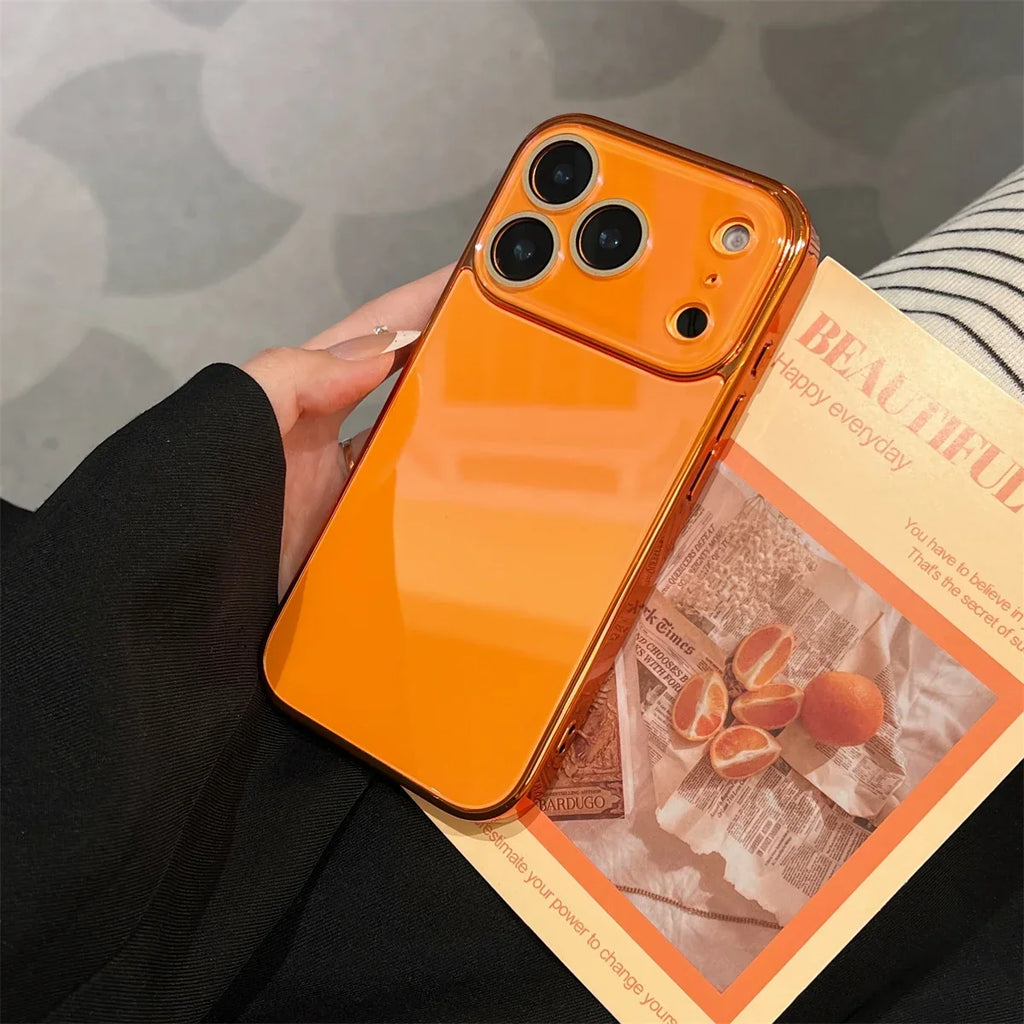 Pouzdro z tvrzeného skla pro iPhone 11–17 Pro Max — nárazuvzdorný štít objektivu