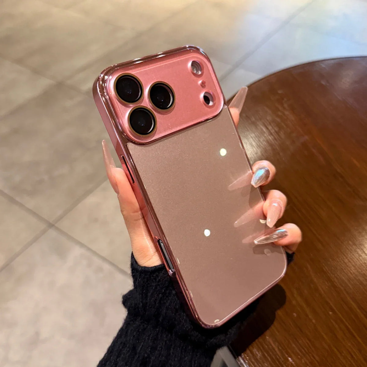 Pouzdro z tvrzeného skla pro iPhone 11–17 Pro Max — nárazuvzdorný štít objektivu