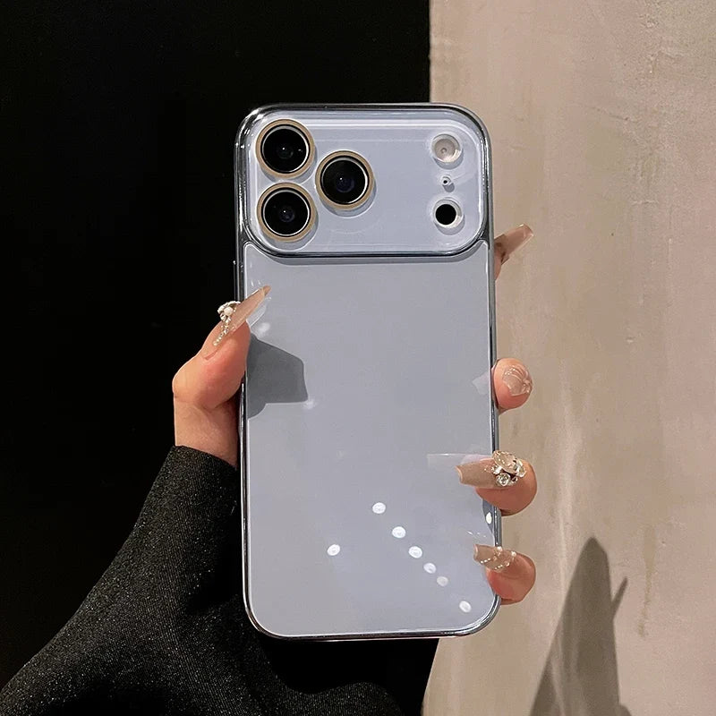 Pouzdro z tvrzeného skla pro iPhone 11–17 Pro Max — nárazuvzdorný štít objektivu