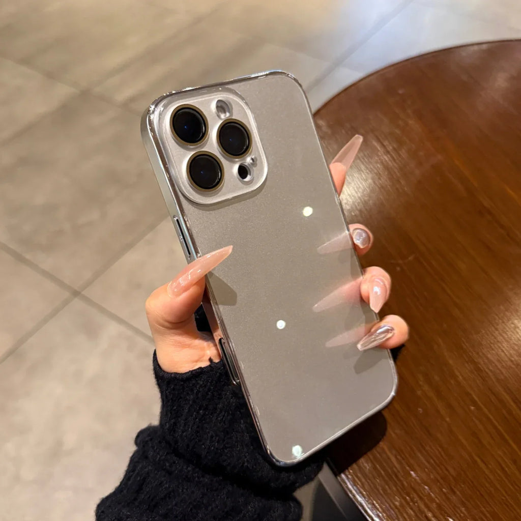 Pouzdro z tvrzeného skla pro iPhone 11–17 Pro Max — nárazuvzdorný štít objektivu