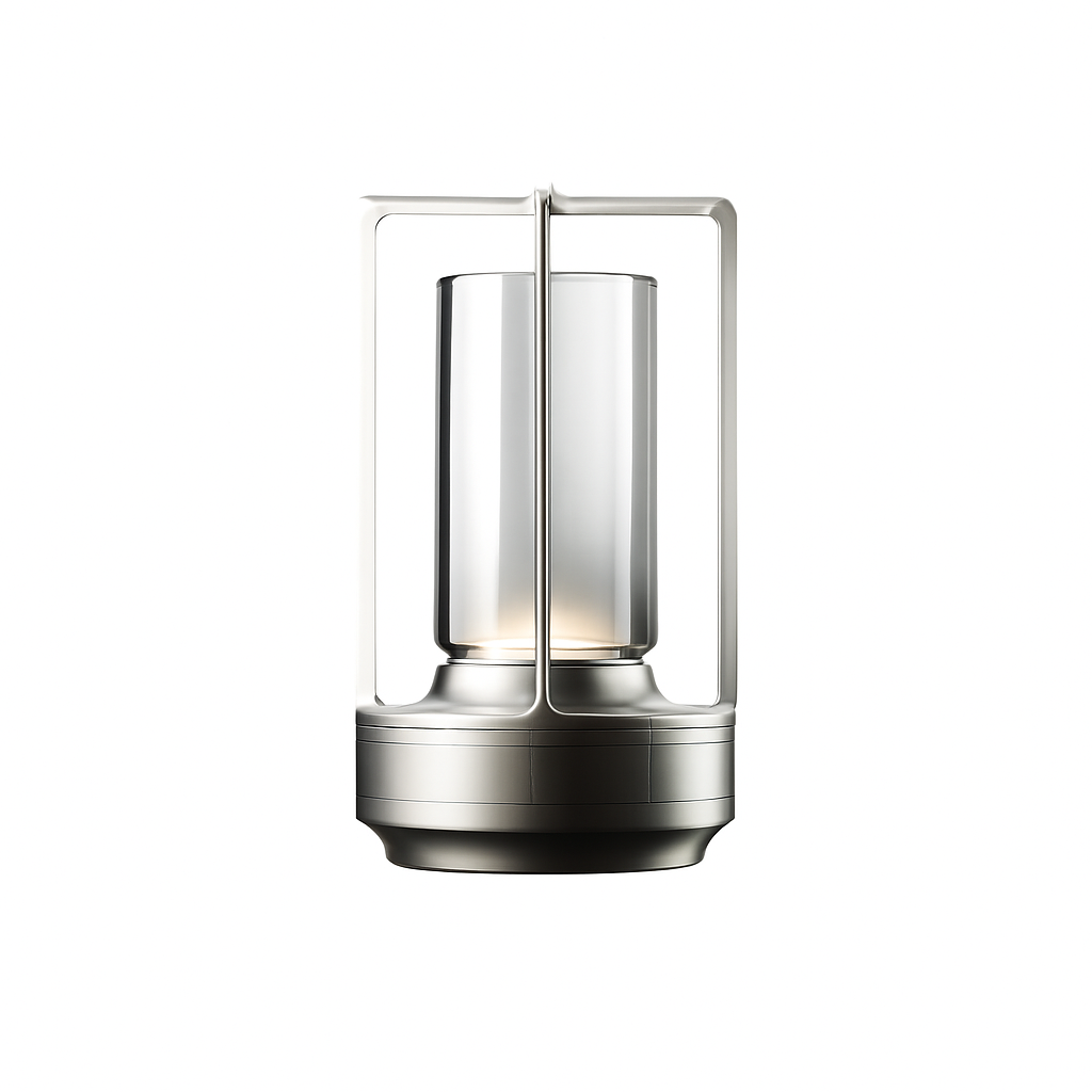 مصباح طاولة LED CrystalTouch من NovaGlow — إضاءة محيطية للمكتب