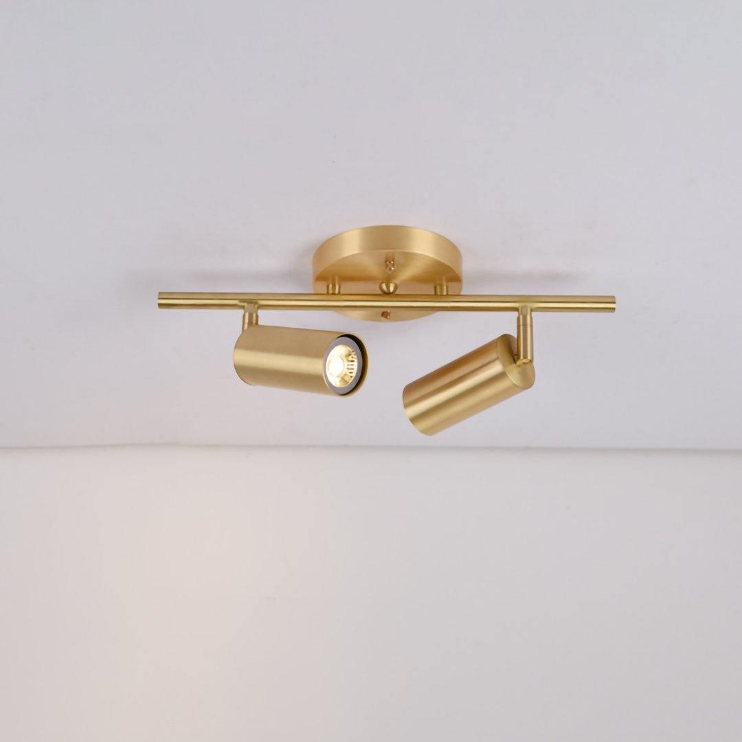 Obrotowy metalowy reflektor szynowy LED — montaż na ścianie i suficie, obrót o 350°