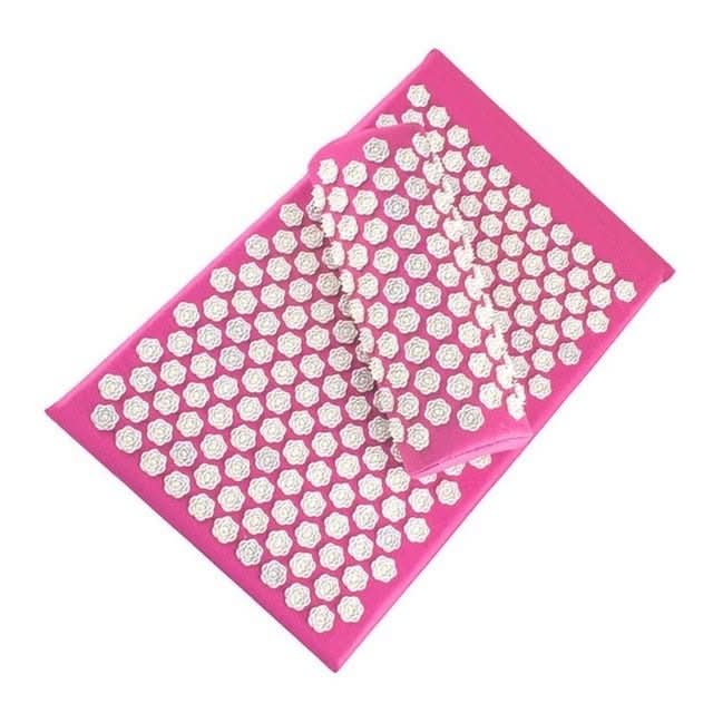 CalmFlex akupressur-yogamatta och kuddeset – tryckpunkter