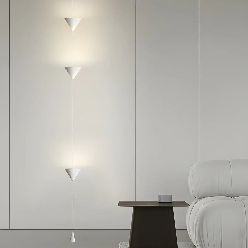Justerbar stanglampe i jern og akryl med LED, op til 11.5 Feet, til soveværelse, stue og moderne hjemmekontor, slank lodret accentlampe