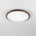LuminOak | Runde Holz-LED-Deckenleuchte für Schlafzimmer