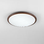 LuminOak | Runde Holz-LED-Deckenleuchte für Schlafzimmer