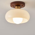 ChicRetro - Small White Ceiling Lamp in Vintage Style