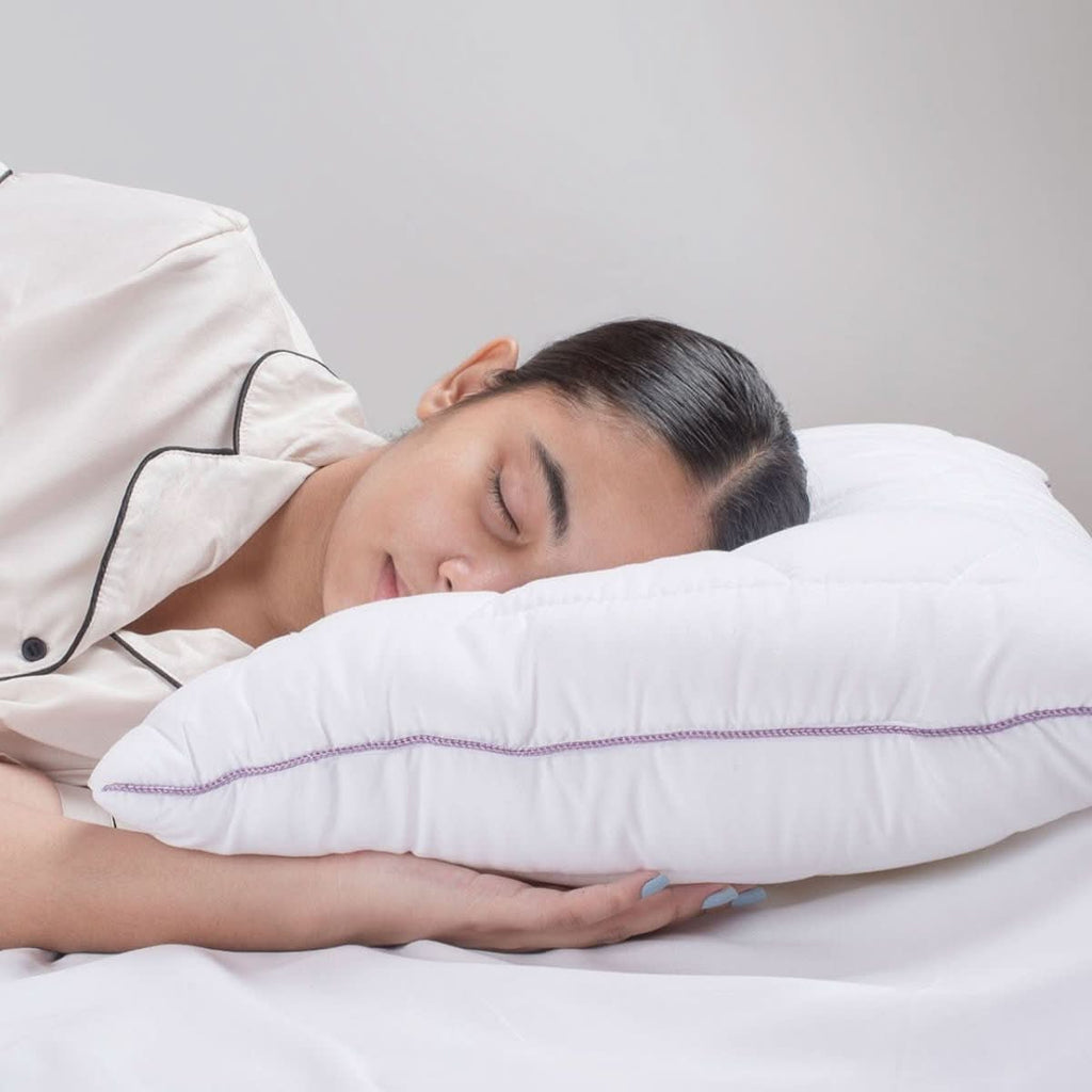 CalmNest Serenity Pillow — Lavender Scent, Hypoallergenic and Antibacterial