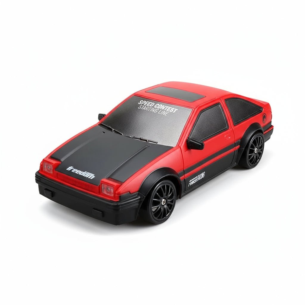 VeloDrift RC driftovací auto s pohonem 4WD — kluzké pneumatiky, pohon všech čtyř kol