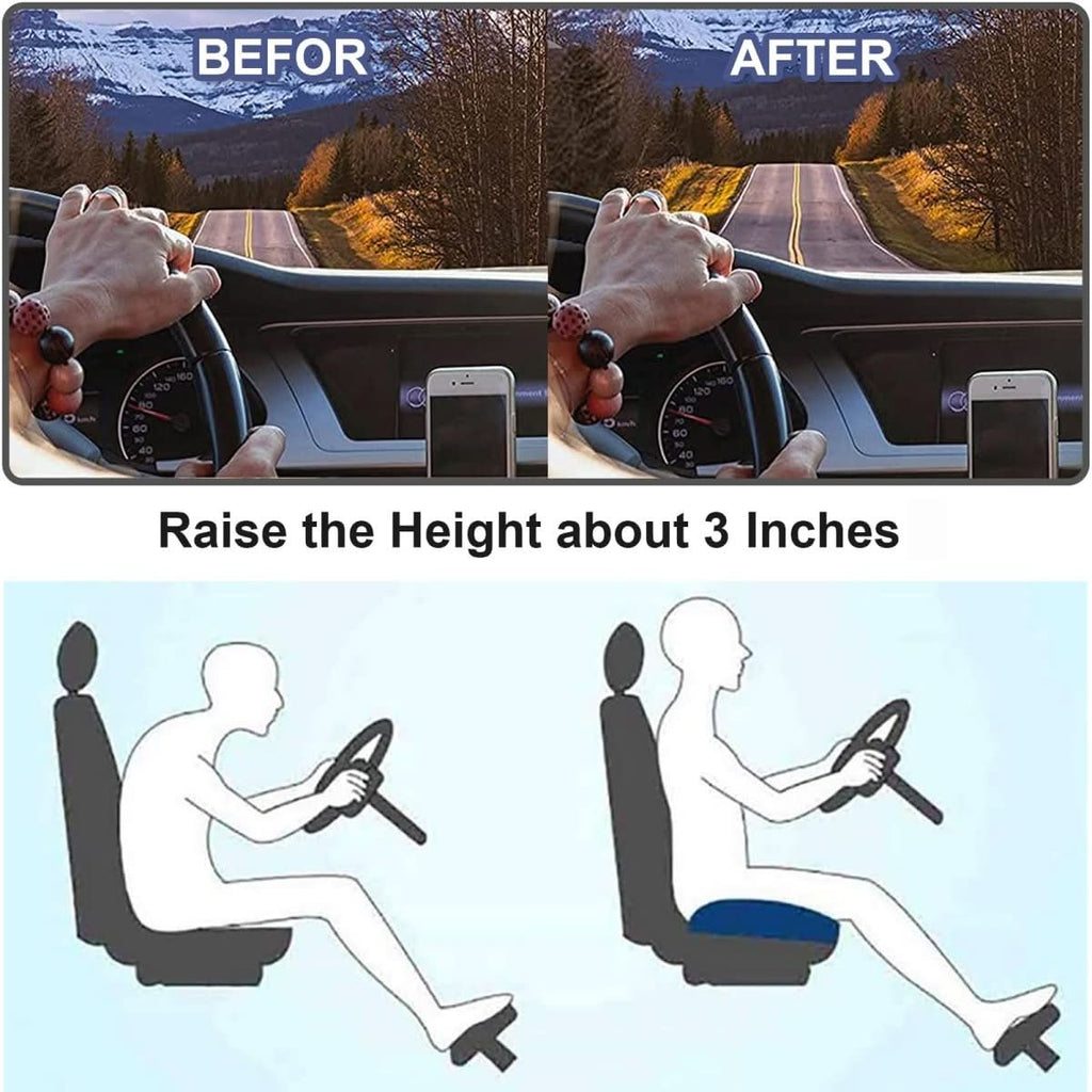 Ergonomický polštářek na autosedačku ClearView — zvýšená poloha sezení, opora zad a kyčlí