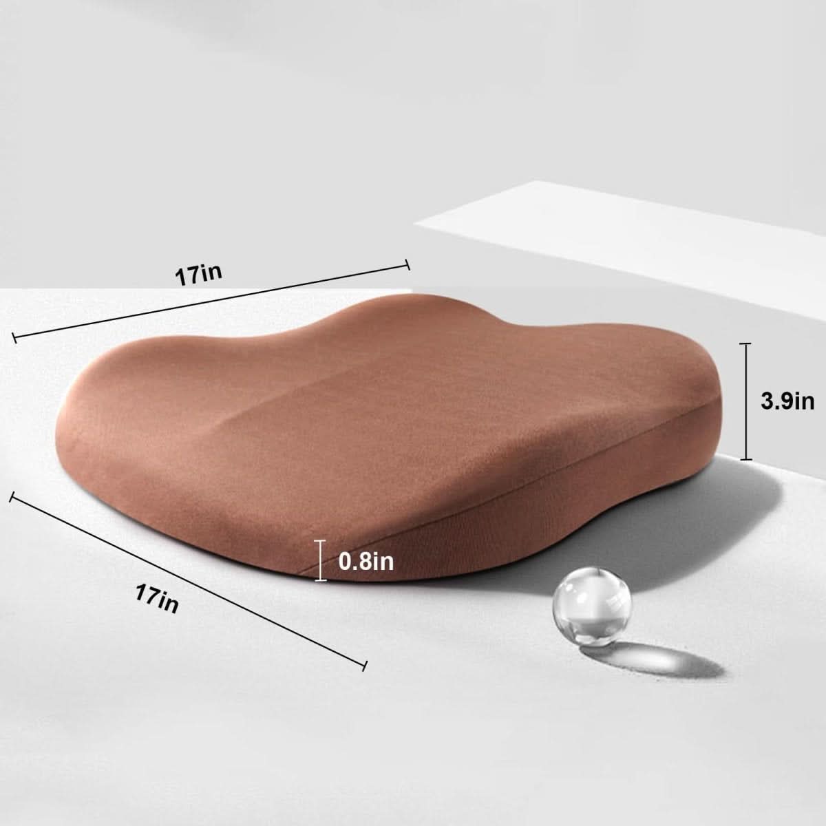 Ergonomický polštářek na autosedačku ClearView — zvýšená poloha sezení, opora zad a kyčlí