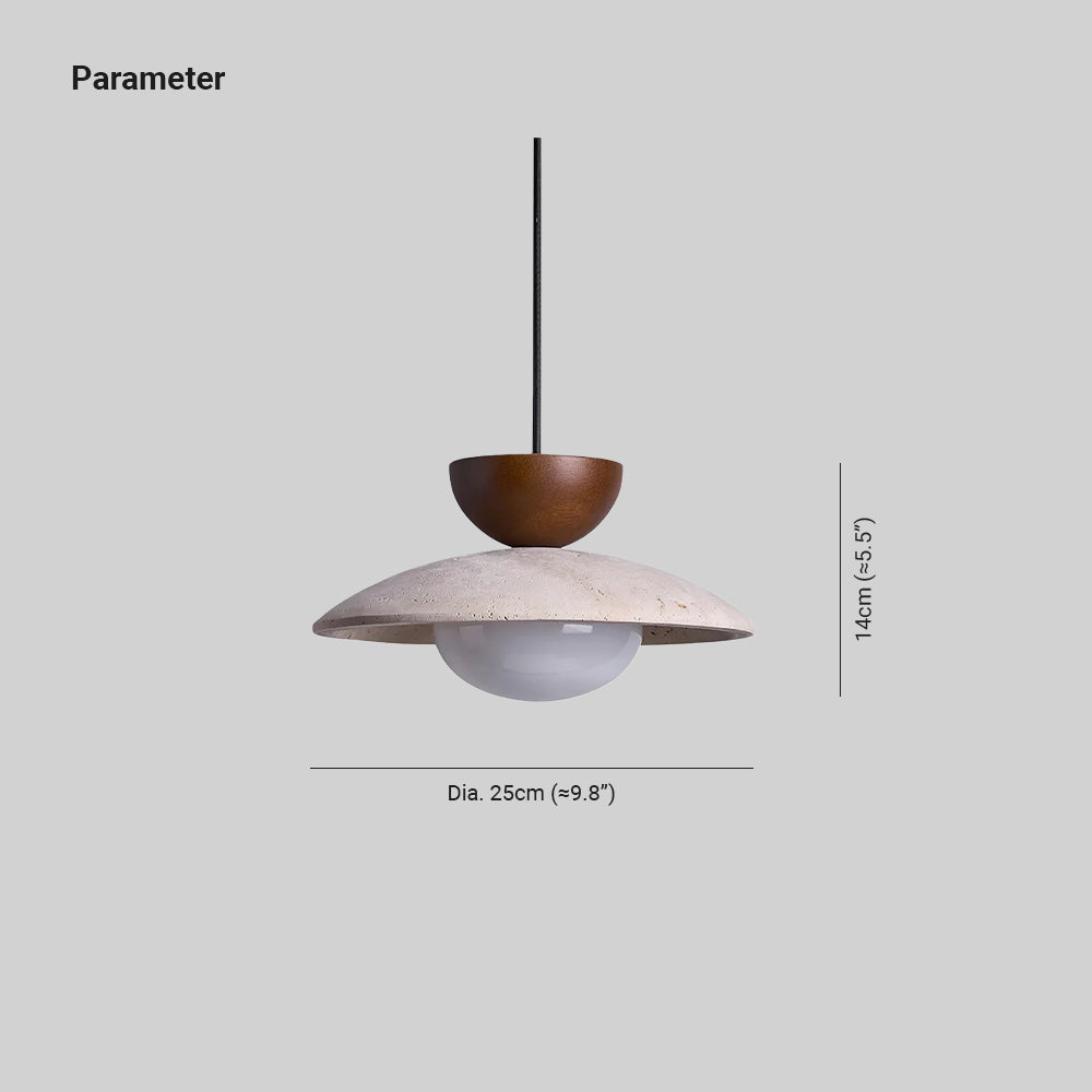 Maris Travertine Pendant Lights