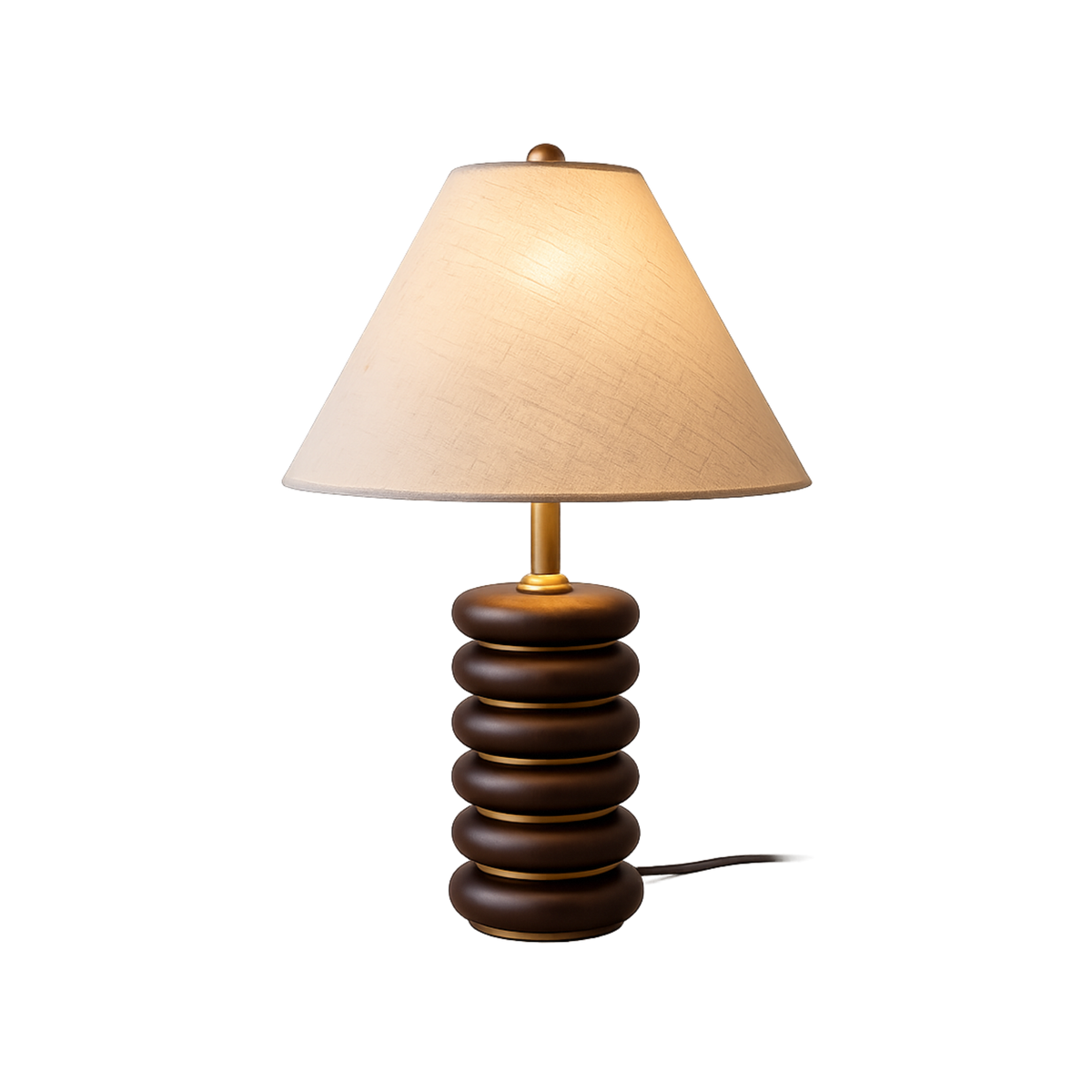 Lampă de masă LED Greyson — conectare directă la priză, bază pentru montare pe perete
