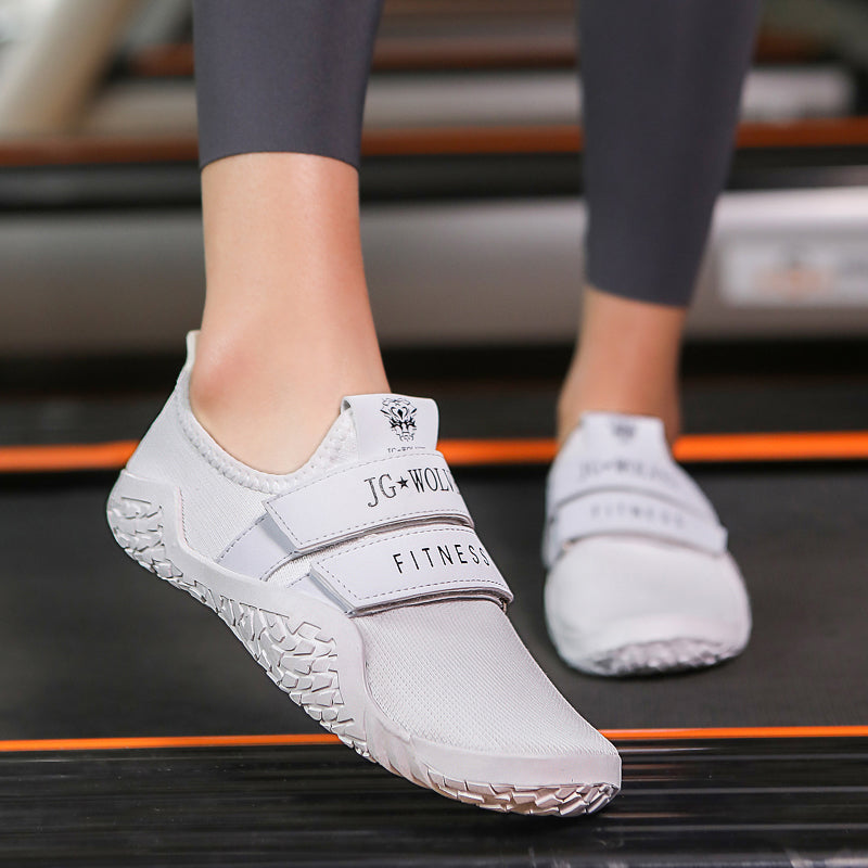 Vægtløftningssko med zero-drop — flad sål til squats og dødløft