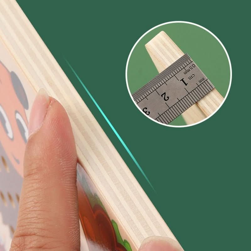 Gioco di conteggio in legno a forma di riccio BrightBud – Gioco educativo con pioli tattili per bambini dai 3 anni in su