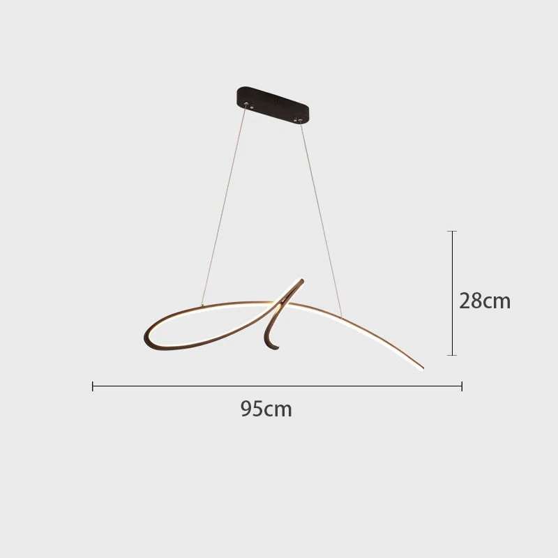Minimalist Strip Pendant Light For Elegant Interiors And Living Spaces