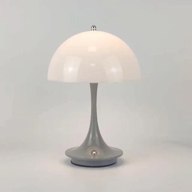 Dobíjecí bezdrátová LED stolní lampa z kovu — stmívač, 10hodinová výdrž baterie