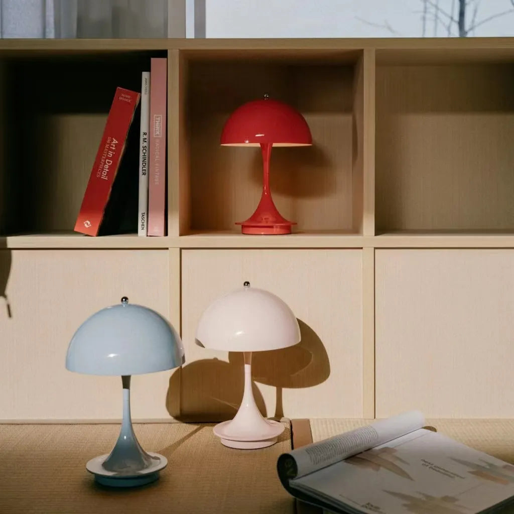 LumaGlide Cordless Wireless Table Lamp For Desk And Living Room