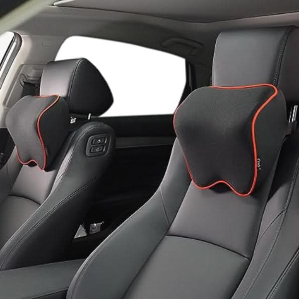 NovaRest Dual Memory Foam Neck Pillows — High-Density Contour Support