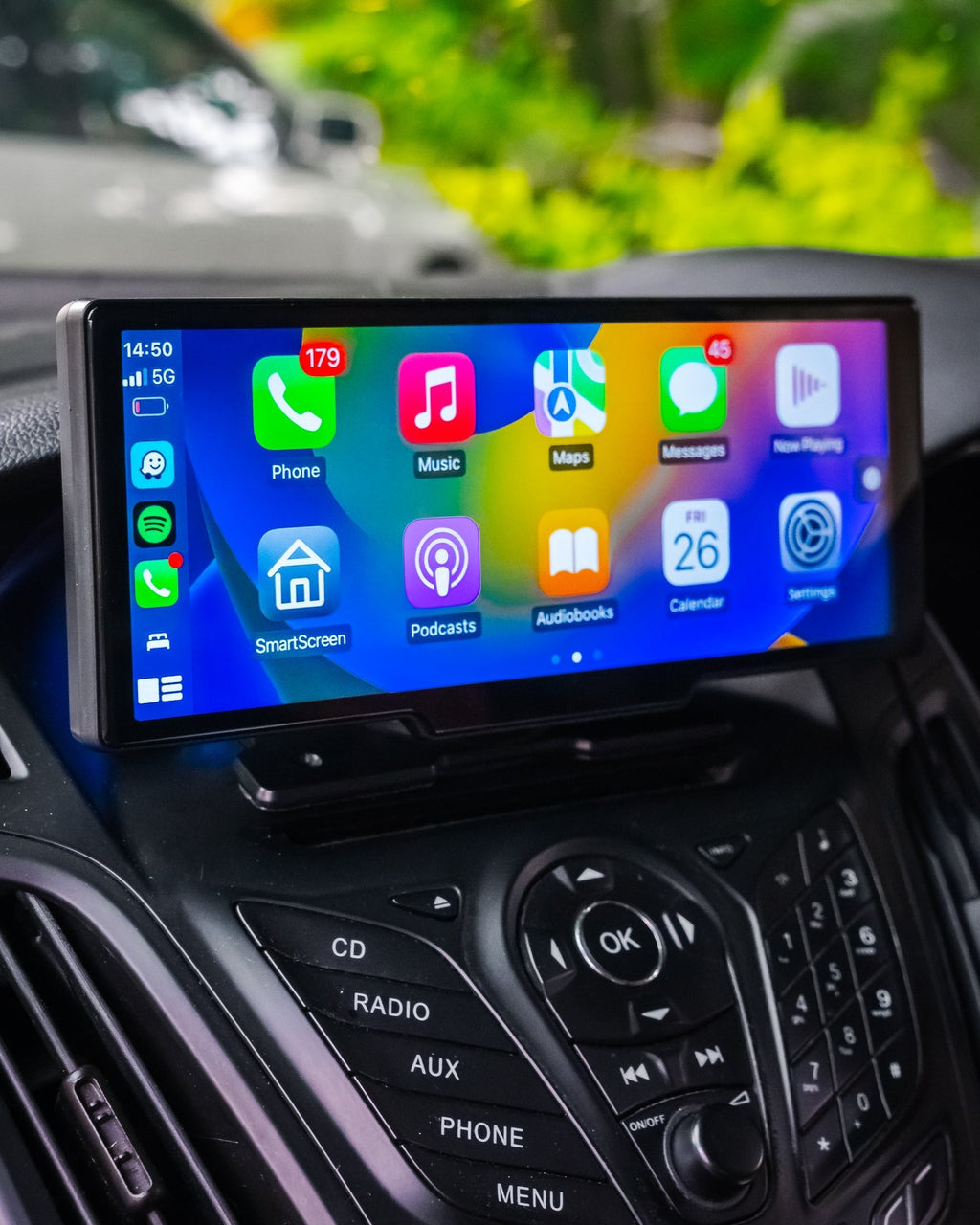 Universelles kabelloses CarPlay- und Android-Auto-Armaturenbrettdisplay, 7-11 Zoll