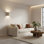 Drum Fabric Wall Sconce - Soft Light & Easy Plug-In Installation | Euroselle