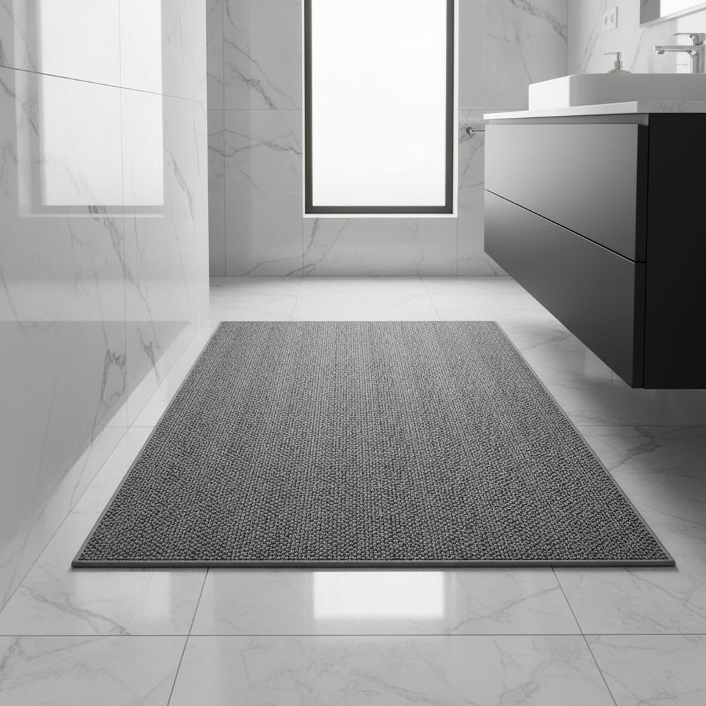 Absorbent Geometric Doormat for Clean Entryways - Euroselle