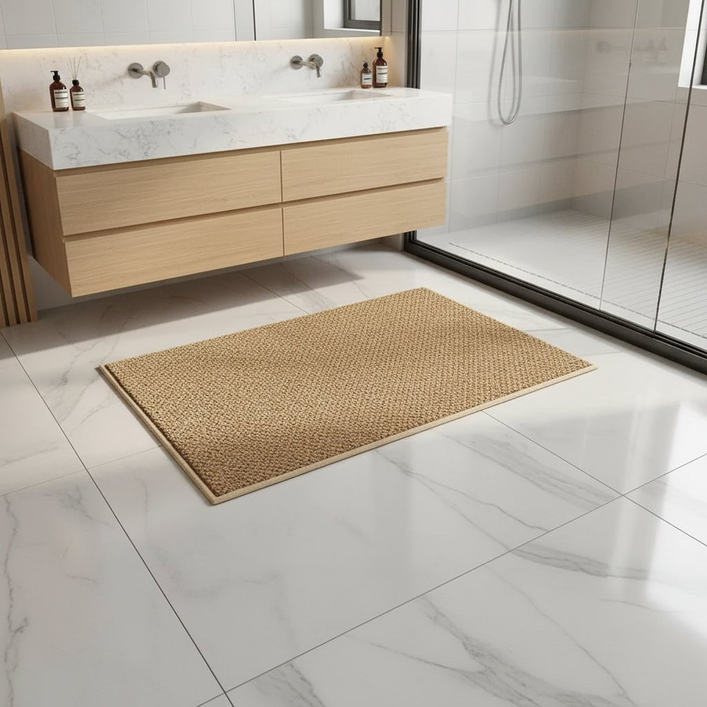 Absorbent Geometric Doormat for Clean Entryways - Euroselle
