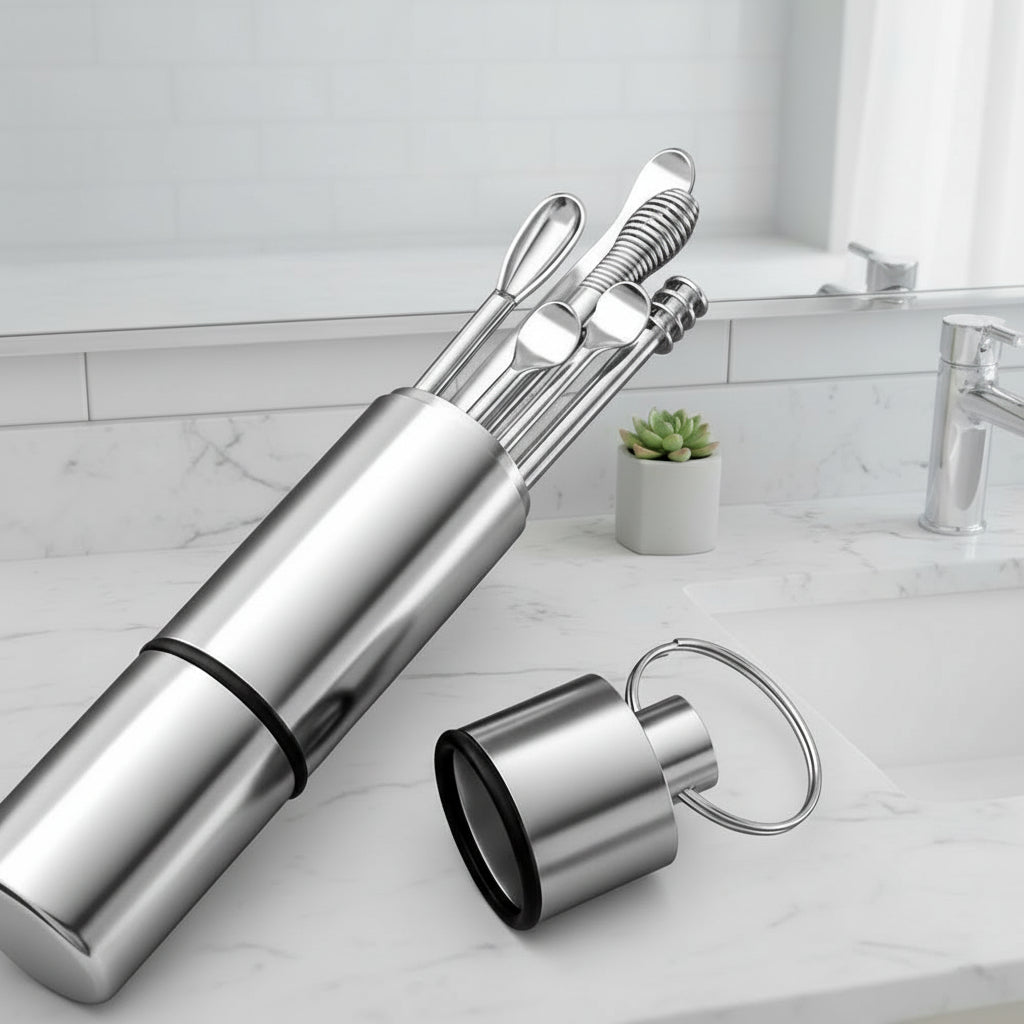 Kit pentru îndepărtarea cerumenului Aurra — vârfuri moi și flexibile, design reutilizabil