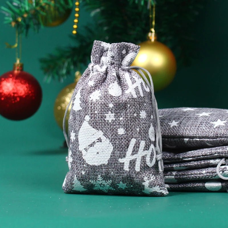 EverLeaf Eco Jute Gift Bags — 10 Piece Biodegradable Set