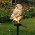 Decorative Solar Owl Garden Light Weatherproof Design - Euroselle