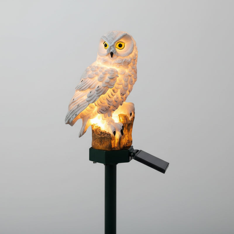 Decorative Solar Owl Garden Light Weatherproof Design - Euroselle