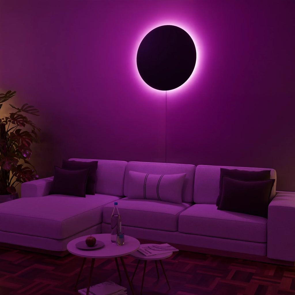 Eclipse Glow Wandlampe - Anpassbare LED-Stimmungsbeleuchtung | Euroselle