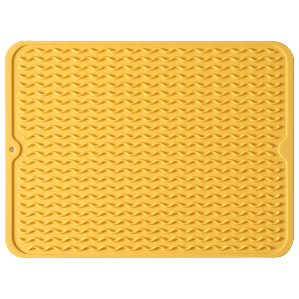 Eco-Conscious Silicone Dish Mat Protects Counters from Heat and Water - Euroselle