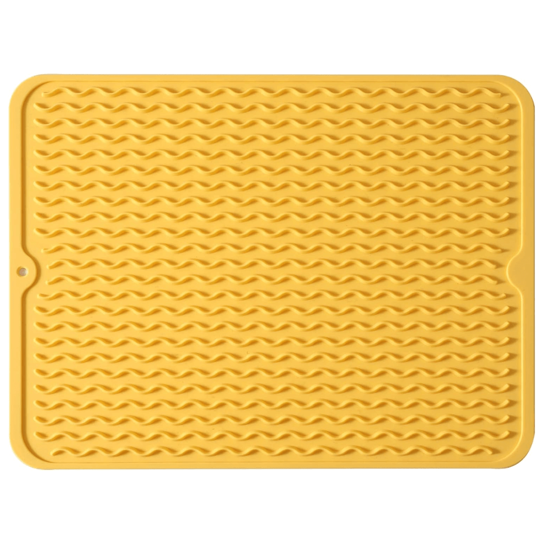 Eco-Conscious Silicone Dish Mat Protects Counters from Heat and Water - Euroselle