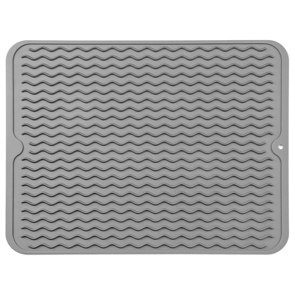 Eco-Conscious Silicone Dish Mat Protects Counters from Heat and Water - Euroselle
