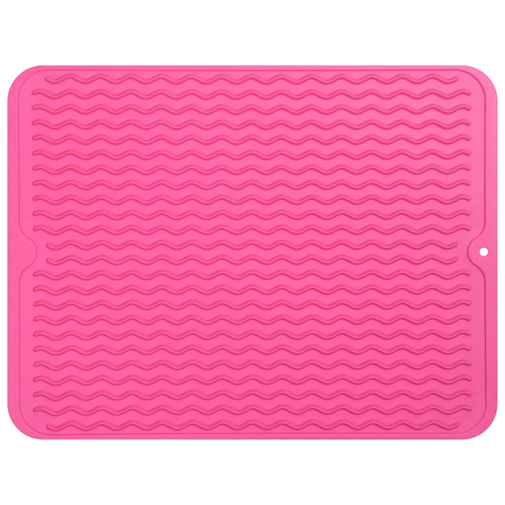 Eco-Conscious Silicone Dish Mat Protects Counters from Heat and Water - Euroselle
