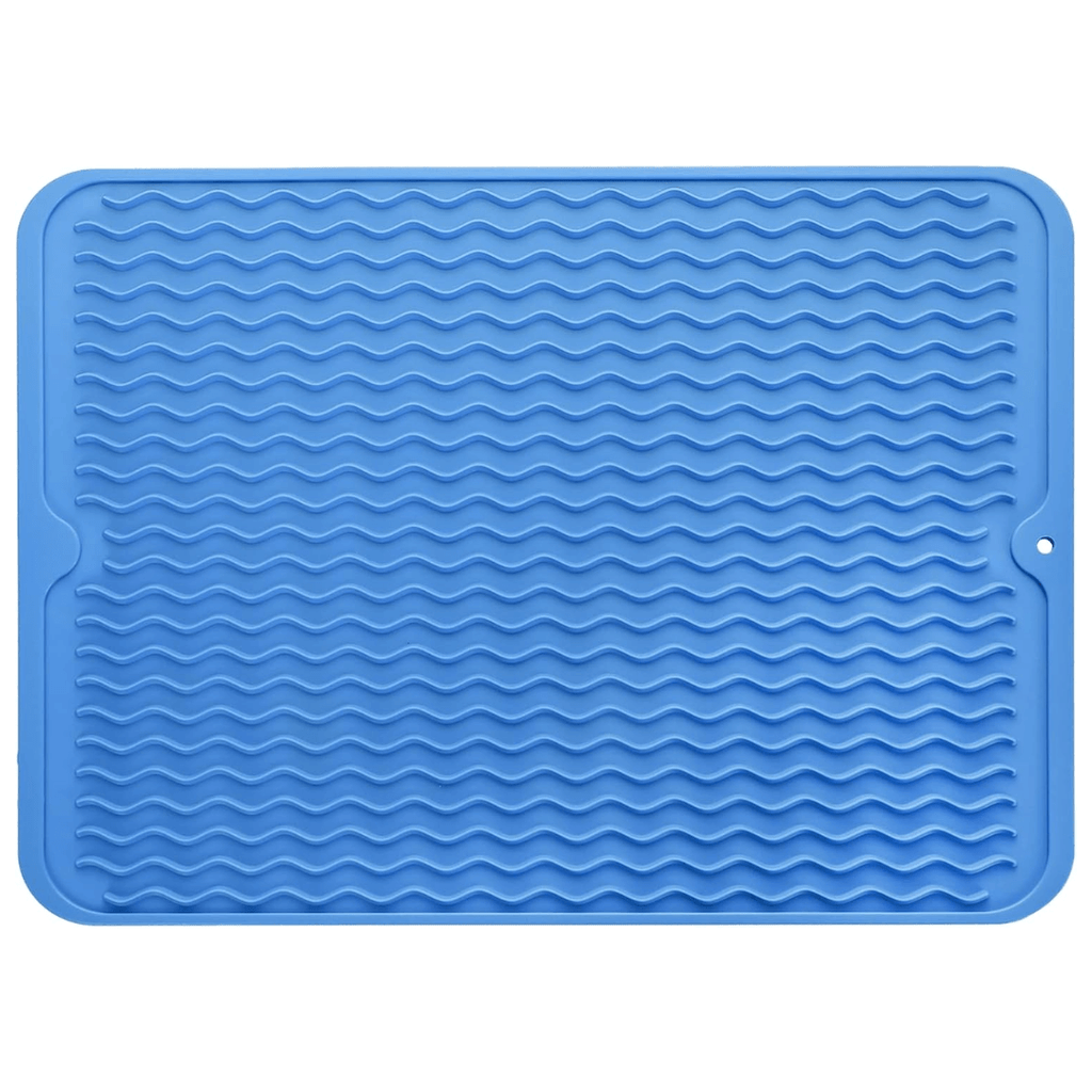 Eco-Conscious Silicone Dish Mat Protects Counters from Heat and Water - Euroselle