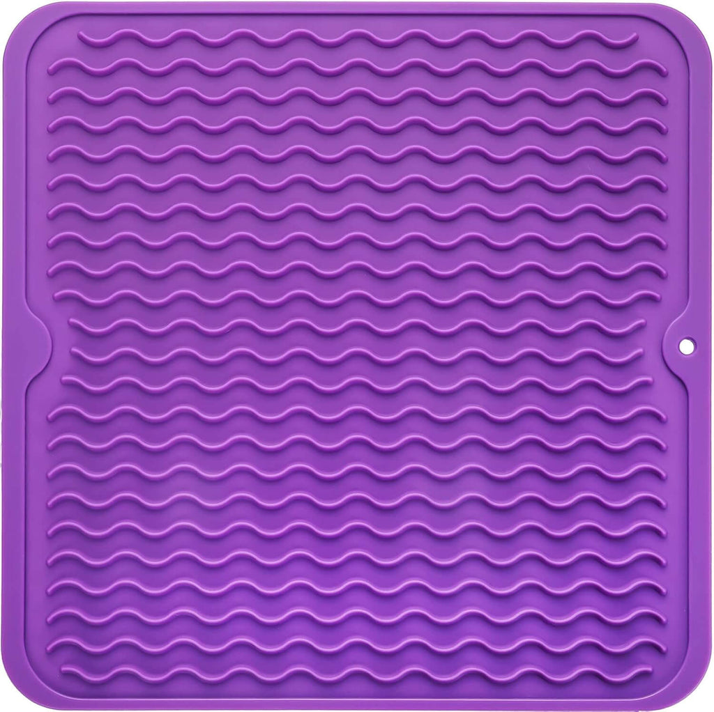 Eco-Conscious Silicone Dish Mat Protects Counters from Heat and Water - Euroselle
