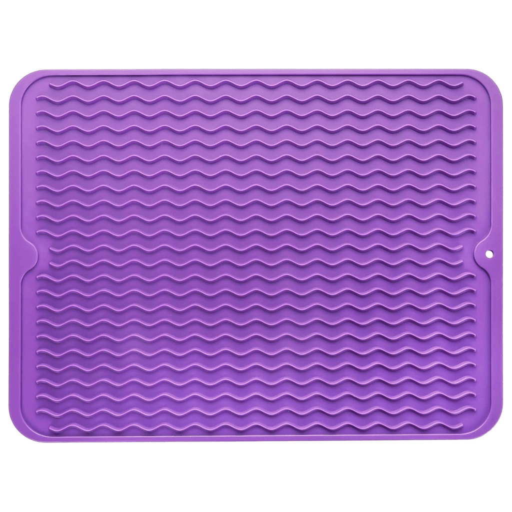 Eco-Conscious Silicone Dish Mat Protects Counters from Heat and Water - Euroselle